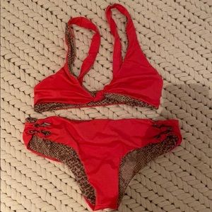 ACACIA dark pink bikini